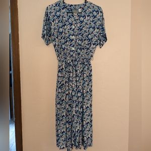 Carol Anderson button up floral midi